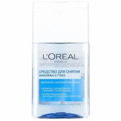 L`Oreal Средство для снятия водостойкого макияжа глаз