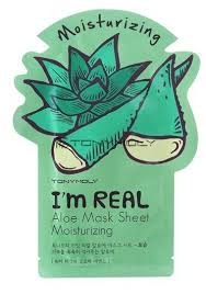 Tony Moly Im Real Mask Sheet Aloe Тканевая маска с экстрактом алоэ